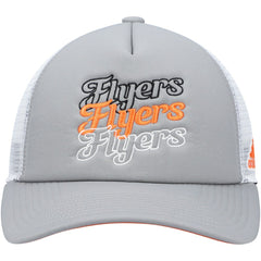 Philadelphia Flyers adidas Women's Foam Trucker Snapback Hat - Gray/White | Adidas Lifestyle