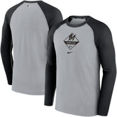 Miami Marlins Nike Game Authentic Collection Performance Raglan Long Sleeve T-Shirt for sale