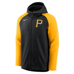 Pittsburgh Pirates Nike Authentic Collection Performance Raglan Full-Zip Hoodie Discount