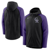 Colorado Rockies Nike Authentic Collection Performance Raglan Full-Zip Hoodie Discount