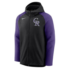 Colorado Rockies Nike Authentic Collection Performance Raglan Full-Zip Hoodie Discount