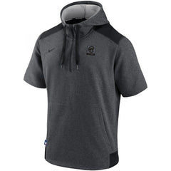 Chicago Cubs Nike Authentic Collection Dry Flux Performance Quarter-Zip Short Sleeve Hoodie Discount