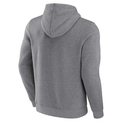 Fanatics Brooklyn Nets Off The Bench Color Block Pullover Hoodie Heathered Gray