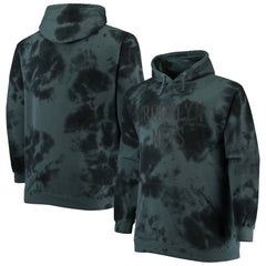 Fanatics Brooklyn Nets Big & Tall Wordmark Cloud Dye Pullover Hoodie Black