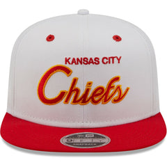 Kansas City Chiefs New Era Sparky Original 9FIFTY Snapback Hat - White/Red - NFL