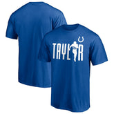 Jonathan Taylor Indianapolis Colts Checkdown T-Shirt - Royal - NFL