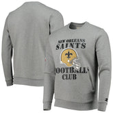 New Orleans Saints Starter Locker Room Throwback End Zone Pullover Sweatshirt - Gray - NFL