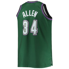 Mitchell & Ness Ray Allen Milwaukee Bucks Big & Tall 1996/97 Hardwood Classics Swingman Jersey Hunter Green