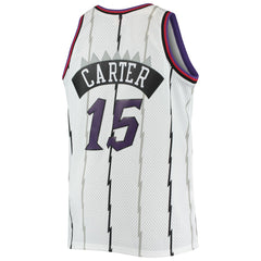 Mitchell & Ness Vince Carter Toronto Raptors 1998/99 Big & Tall Hardwood Classics Swingman Jersey White