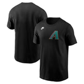 Arizona Diamondbacks Nike Cooperstown Collection Wordmark T-Shirt Outlet
