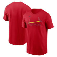 St. Louis Cardinals Nike Cooperstown Collection Wordmark T-Shirt Outlet