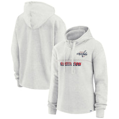 Washington Capitals Fanatics Women's True Classics Legacy Quarter-Zip Hoodie - Ash | Fanatics online
