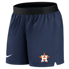 Houston Astros Nike Women's Authentic Collection Flex Vent Max Performance Shorts Discount