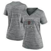 San Francisco Giants Nike Women's Authentic Collection Velocity Performance V-Neck T-Shirt Outlet