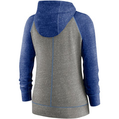 Kansas City Royals Nike Women's Split Wordmark Gym Vintage Raglan Lightweight Full-Zip Hoodie Discount