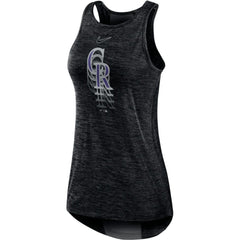 Colorado Rockies Nike Women's Logo Fade High Neck Performance Tank Top Near Me