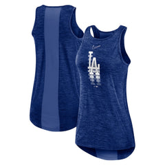 Los Angeles Dodgers Nike Women's Logo Fade High Neck Performance Tank Top for sale