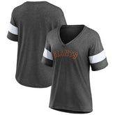 San Francisco Giants Fanatics Women's Wordmark V-Neck Tri-Blend T-Shirt Sale