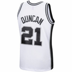 Mitchell & Ness Tim Duncan San Antonio Spurs 1998/99 Hardwood Classics Swingman Jersey White