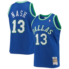 Mitchell & Ness Steve Nash Dallas Mavericks 1998/99 Hardwood Classics Swingman Jersey Blue
