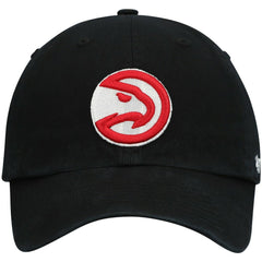 47 brand Atlanta Hawks '47 Core Logo Clean Up Adjustable Hat Black