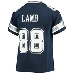 CeeDee Lamb Dallas Cowboys Youth Player Game Jersey - Navy - Nike