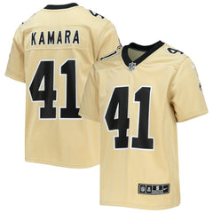 Alvin Kamara New Orleans Saints Youth Inverted Team Game Jersey - Gold - Nike