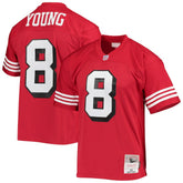 Steve Young San Francisco 49ers Legacy Replica Jersey - Scarlet - Mitchell & Ness