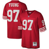 Bryant Young San Francisco 49ers Legacy Replica Jersey - Scarlet - Mitchell & Ness