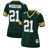 Charles Woodson Green Bay Packers Women's 2010 Legacy Replica Player Jersey - Green - Mitchell & Ness