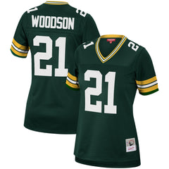 Charles Woodson Green Bay Packers Women's 2010 Legacy Replica Player Jersey - Green - Mitchell & Ness