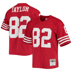 John Taylor San Francisco 49ers Legacy Replica Jersey - Scarlet - Mitchell & Ness