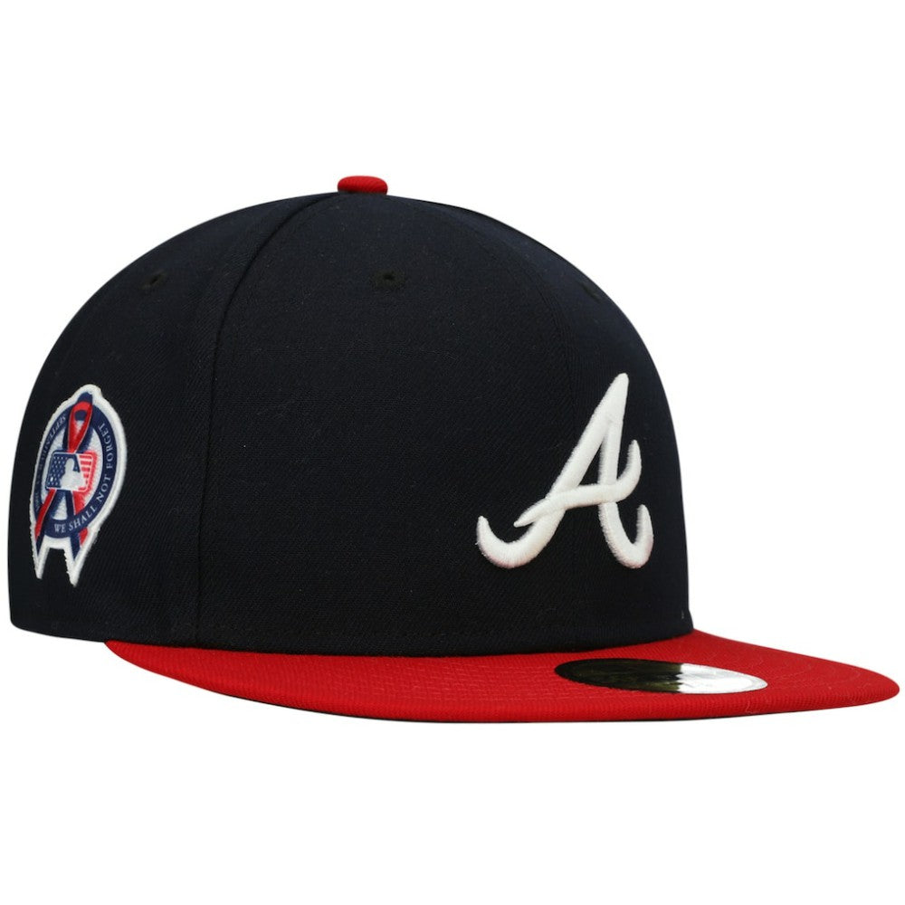Atlanta Braves New Era 9/11 Memorial Side Patch 59FIFTY Fitted Hat Outlet