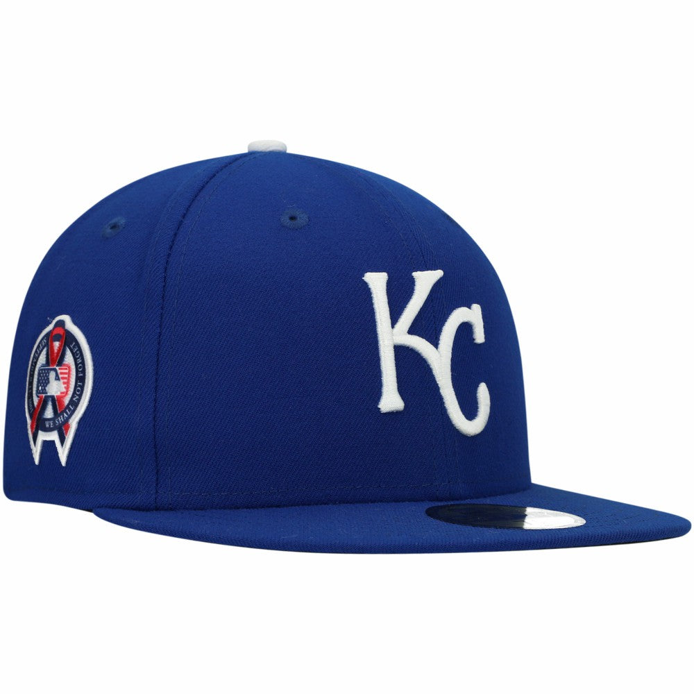 Kansas City Royals New Era 9/11 Memorial Side Patch 59FIFTY Fitted Hat Discount