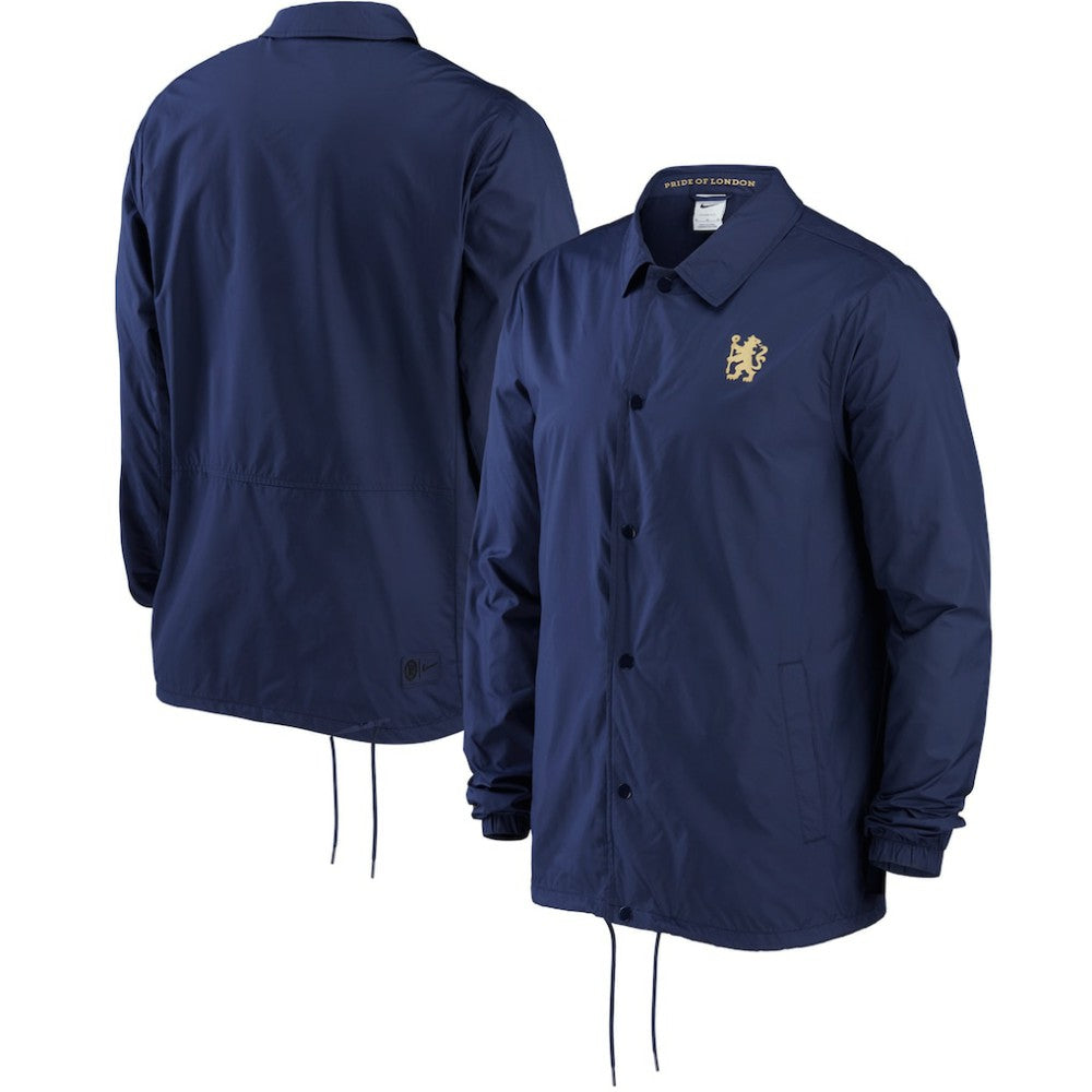 Nike - Chelsea Coach Performance Full-Snap Jacket - Navy