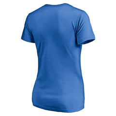 Los Angeles Chargers Women's Long Stride V-Neck T-Shirt - Powder Blue - NFL