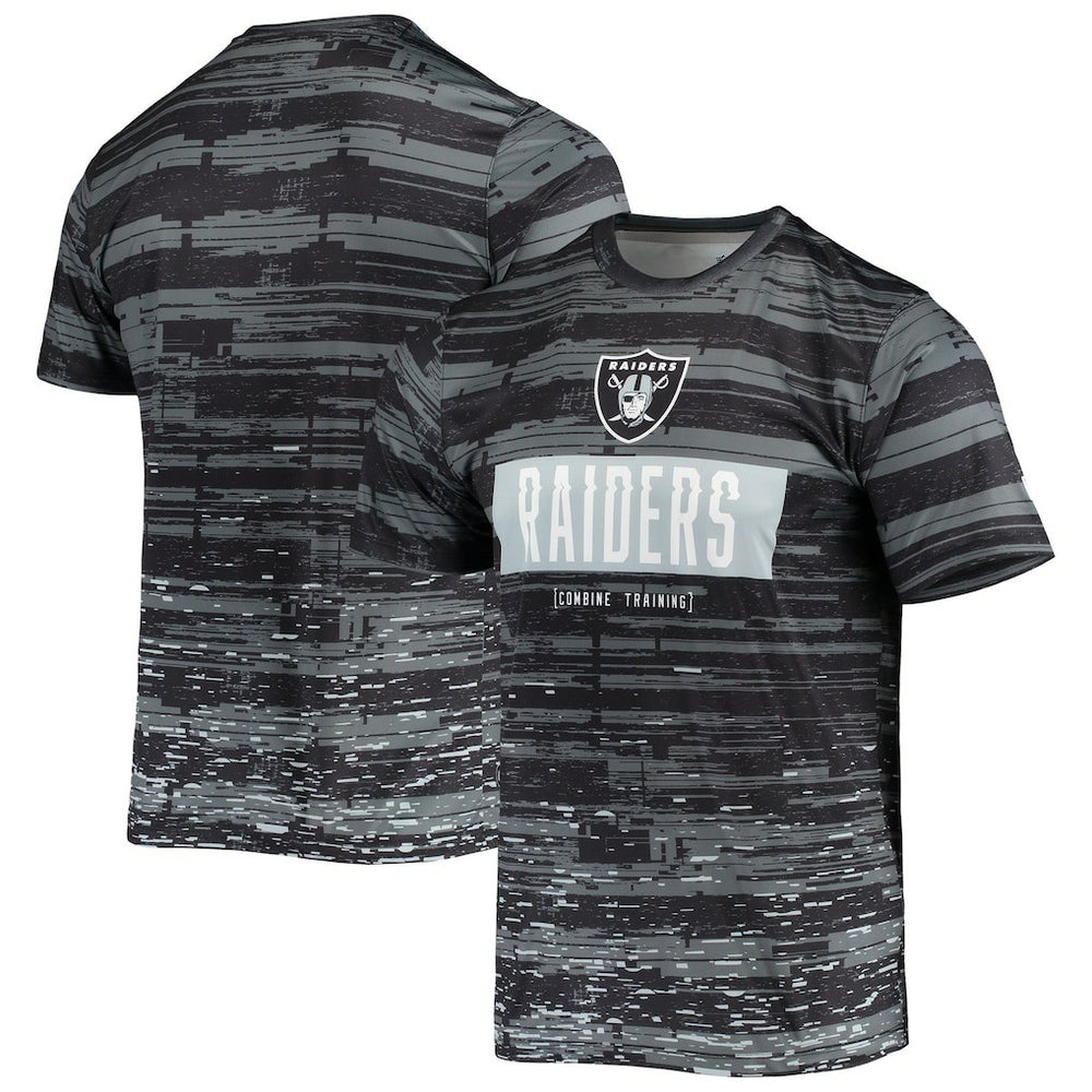 Las Vegas Raiders New Era Combine Authentic Sweep T-Shirt - Black - NFL