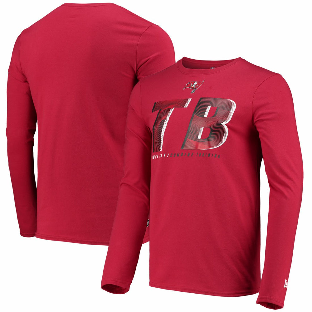 Tampa Bay Buccaneers New Era Combine Authentic Static Abbreviation Long Sleeve T-Shirt - Red - NFL