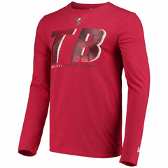 Tampa Bay Buccaneers New Era Combine Authentic Static Abbreviation Long Sleeve T-Shirt - Red - NFL
