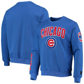 Chicago Cubs Pro Standard Stacked Logo Pullover Sweatshirt Discount