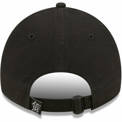 Miami Marlins New Era Women's Black on Black Core Classic II 9TWENTY Adjustable Hat Discount