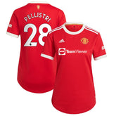Adidas - Facundo Pellistri Manchester United Women's 2021/22 Home Replica Player Jersey - Red