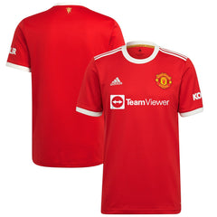 Adidas - Manchester United 2021/22 Home Replica Jersey - Red