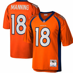 Peyton Manning Denver Broncos Big & Tall 2015 Retired Player Replica Jersey - Orange - Mitchell & Ness