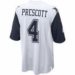 Dak Prescott Dallas Cowboys Alternate Game Team Jersey - White - Nike