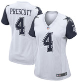 Dak Prescott Dallas Cowboys Women's Alternate Game Jersey - White - Nike