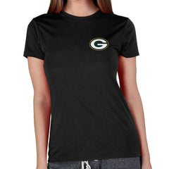 Green Bay Packers Concepts Sport Women's Marathon Knit Lounge Top - Black - NFL