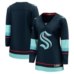 Seattle Kraken Fanatics Women's Home Breakaway Jersey - Navy | Fanatics Clearance
