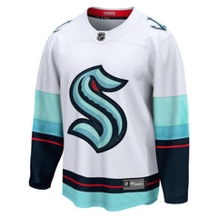 Seattle Kraken Fanatics Away Breakaway Jersey - White | Fanatics on sale