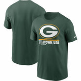 Green Bay Packers Hometown Collection Title Town T-Shirt - Green - Nike